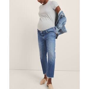 Hatch The Boyfriend Maternity Blue Cotton Jean Size 28